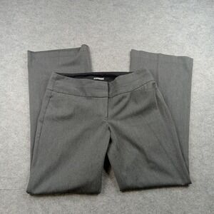 Express Editor Pants Womens 10R Gray Bootcut‎ Stretch Dress Trousers Work Office